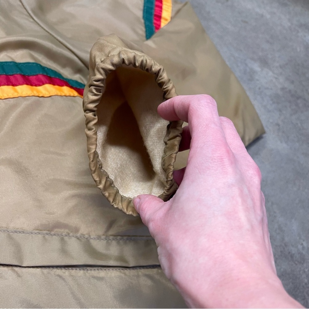Vintage Bass Pro Shops Stearns Jacket XXL Tan Stripe Outdoor USA - Picture 5 of 10
